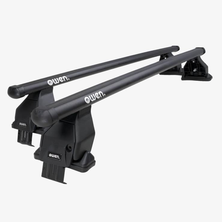 Barres de toit OWEN 6.0S pour toit sans rails (051G) - Noir