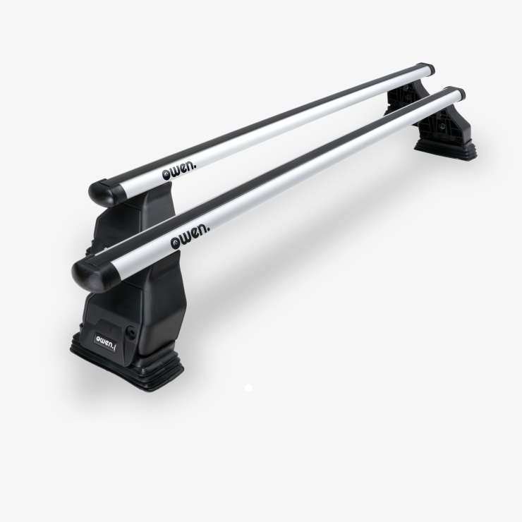 Barres de toit OWEN 6.0S pour point fixe (507FP) - Argent