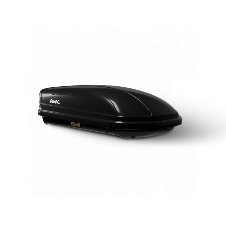 Barres de toit OWEN noires 5.0S & Coffre de toit 320L ADVANCED - Bundle