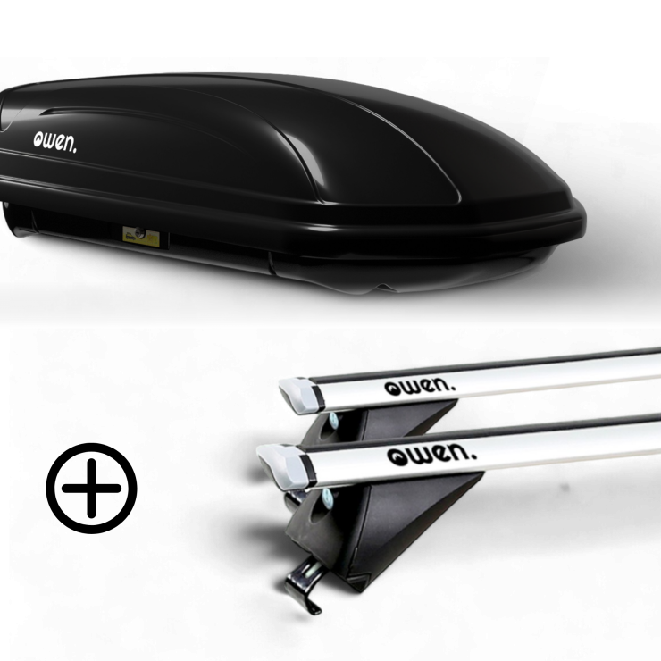 Barres de toit OWEN 3.0S PRO & Coffre de toit 320L ADVANCED - Bundle