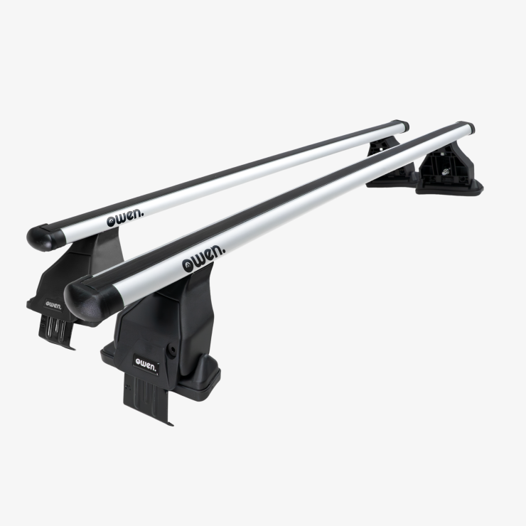 Barres de toit OWEN 6.0L pour toit sans rails (077G) - Argent