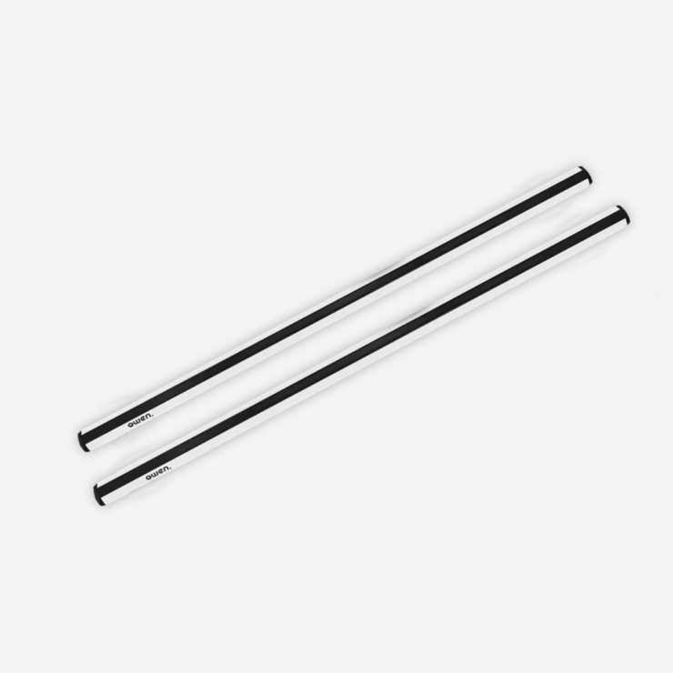 Rail profilé en aluminium 1350mm argent - OWEN 5.0L
